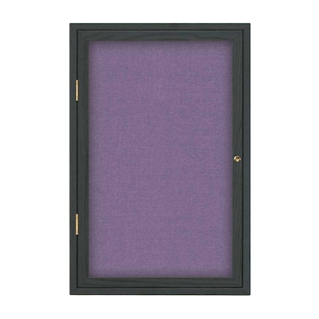 United Visual Products Sliding Glass Door Radius Letterboard, Hdr, 96"x48", Black/White Vinyl UV9024ACSH-BLACK-WHITE